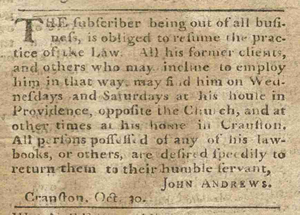 ProvGazette1777